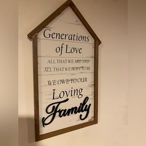 Generations of Love Sign